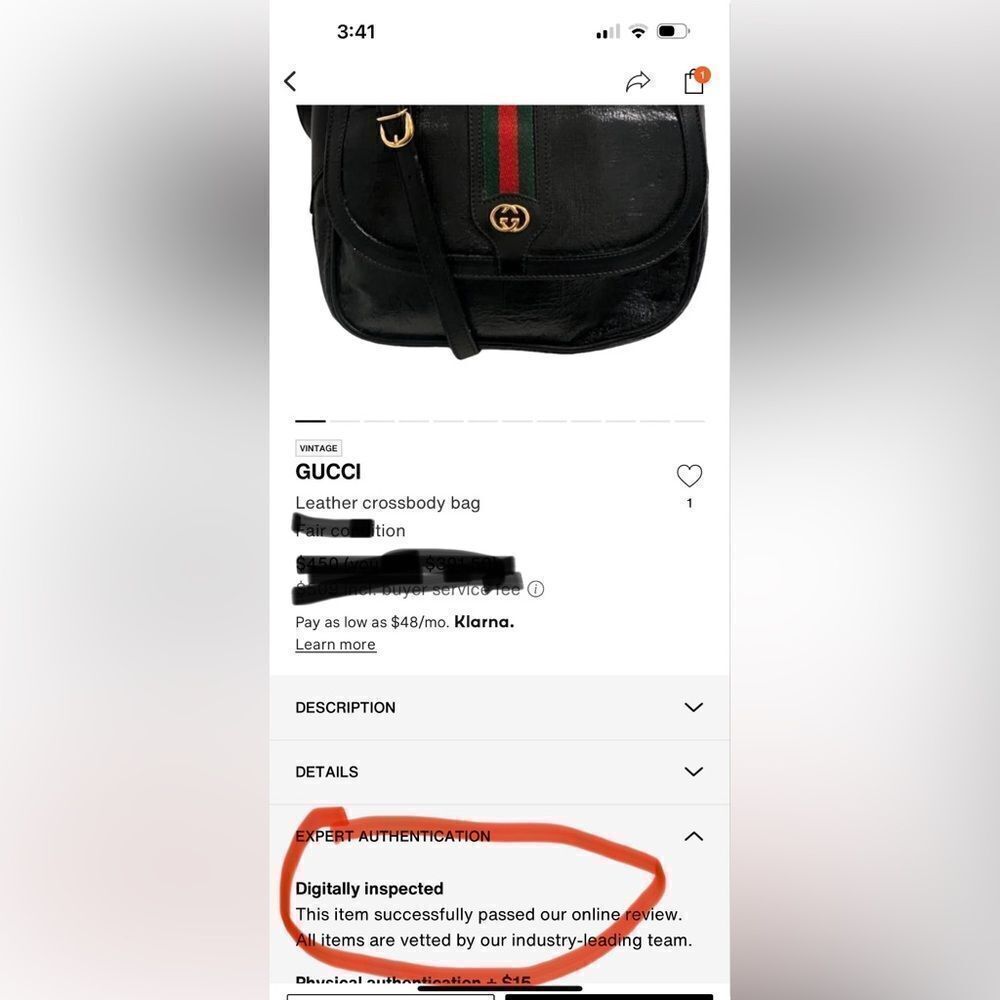 Gucci black web gg gold logo cross body bag - Picture 15 of 16